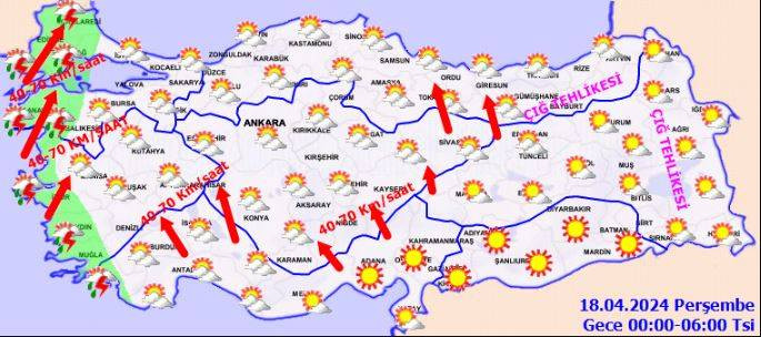 Meteoroloji il il uyardı: Kuvvetli sağanak ve rüzgar etkili olacak - Resim: 12